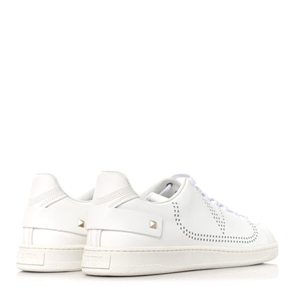 Valentino Garavani Calfskin Mens Backnet Sneakers 43.5 White 6 of 10