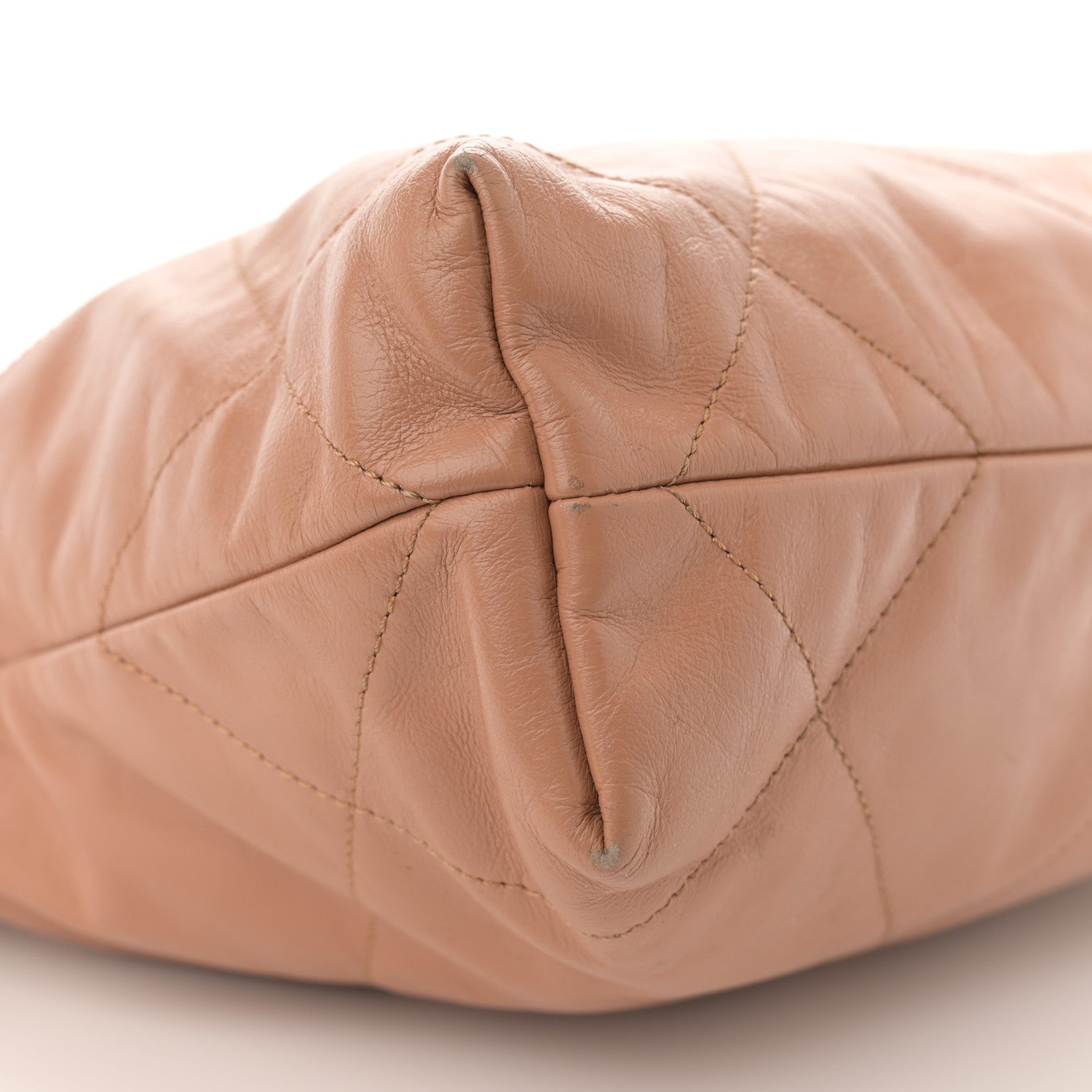 Chanel Shiny Calfskin Quilted Small Chanel 22 Beige 10 of 15