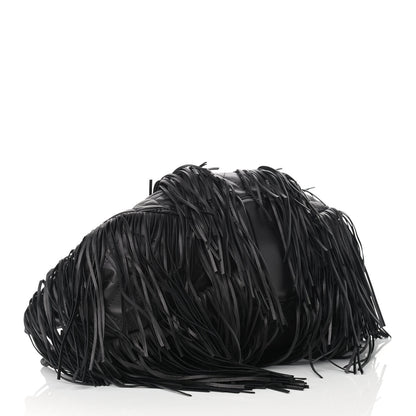 Chanel Lambskin Quilted Western Baluchon Fringe Bag Black 4 of 9
