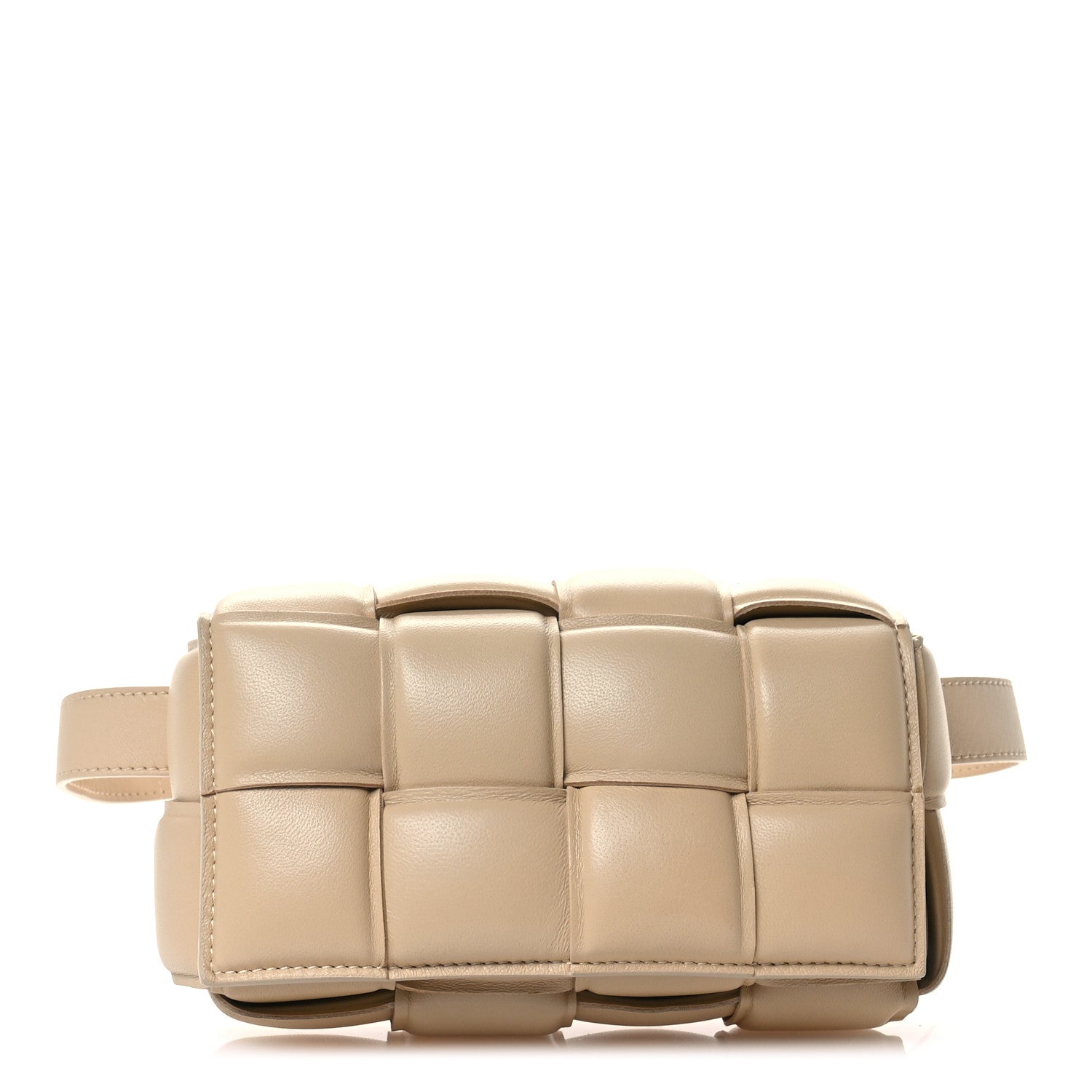 Bottega Veneta Nappa Maxi Intrecciato Padded The Belt Cassette Bag Porridge 1 of 10