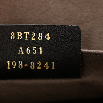 Fendi Vitello Century F is Fendi Bi-Color FF 1974 Embossed Kan I Shoulder Bag Maya Black 7 of 12