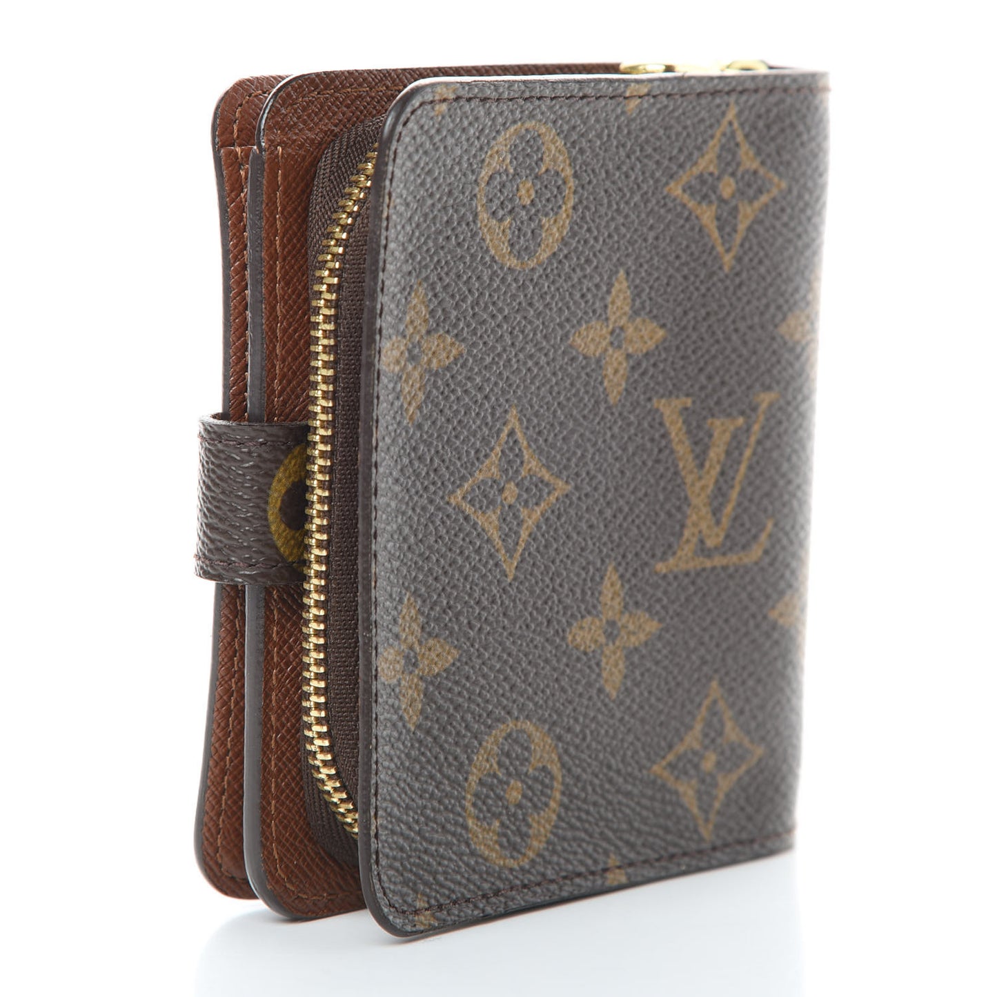 Monogram Compact Zippe Zipped Wallet