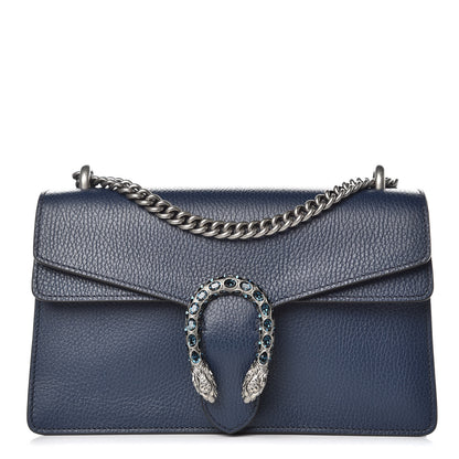 Gucci Dollar Calfskin Crystal Small Dionysus Shoulder Bag Blue Agata Montana Sapphire 1 of 10
