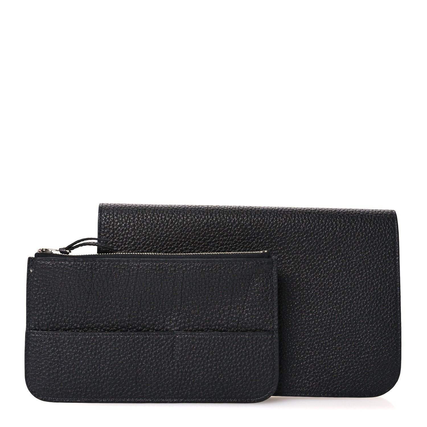 Hermes Togo Dogon Duo Wallet Black 3 of 10