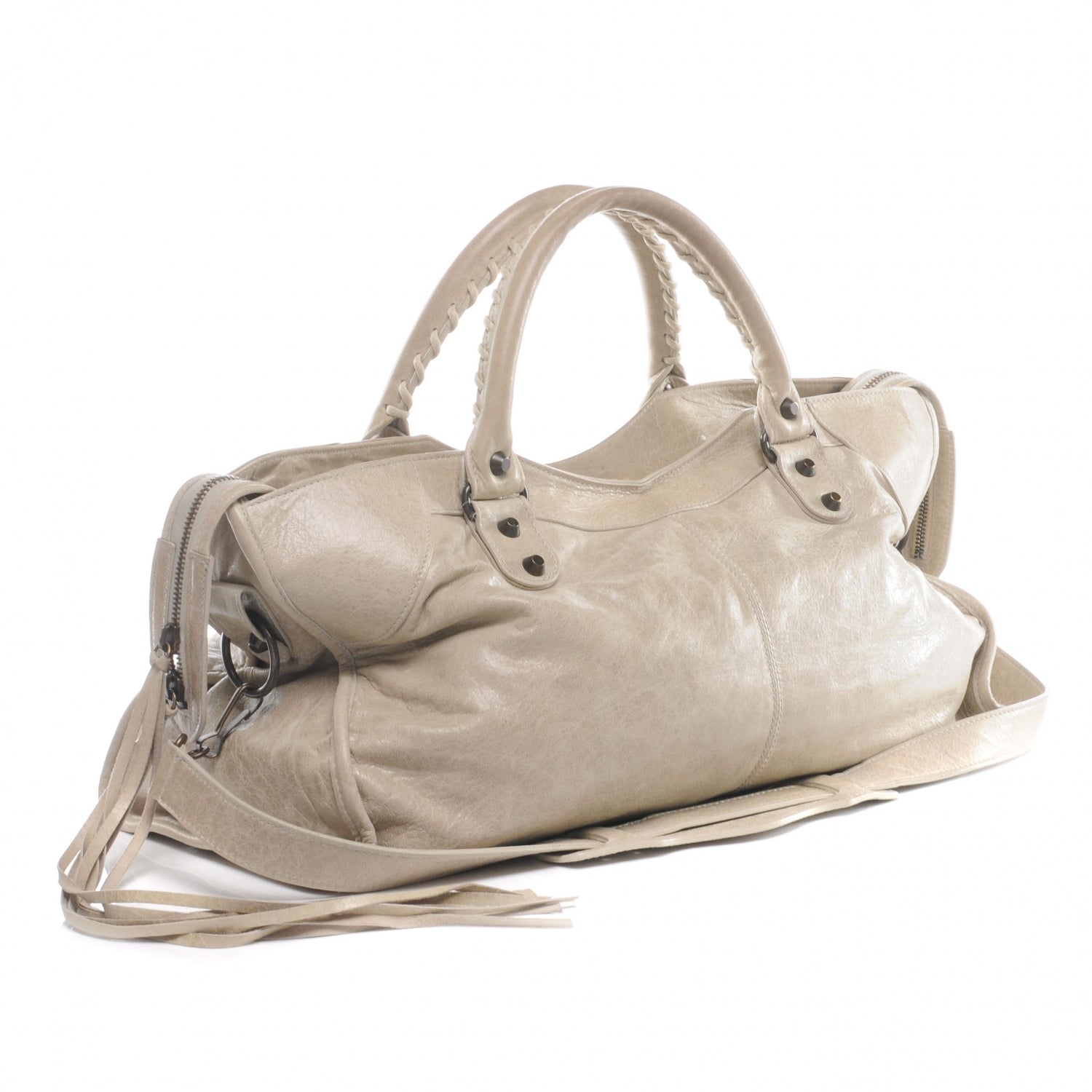 Balenciaga Chevre Part Time Greige 3 of 7