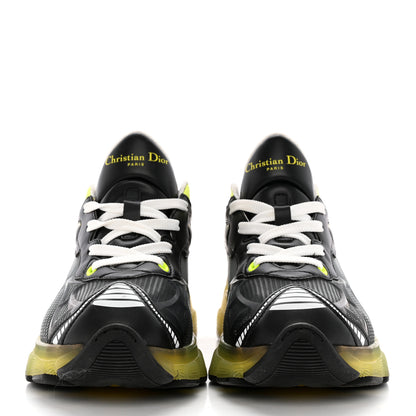 Christian Dior Matte Technical Fabric Mesh Dior Vibe Sneakers 38 White Yellow 2 of 10