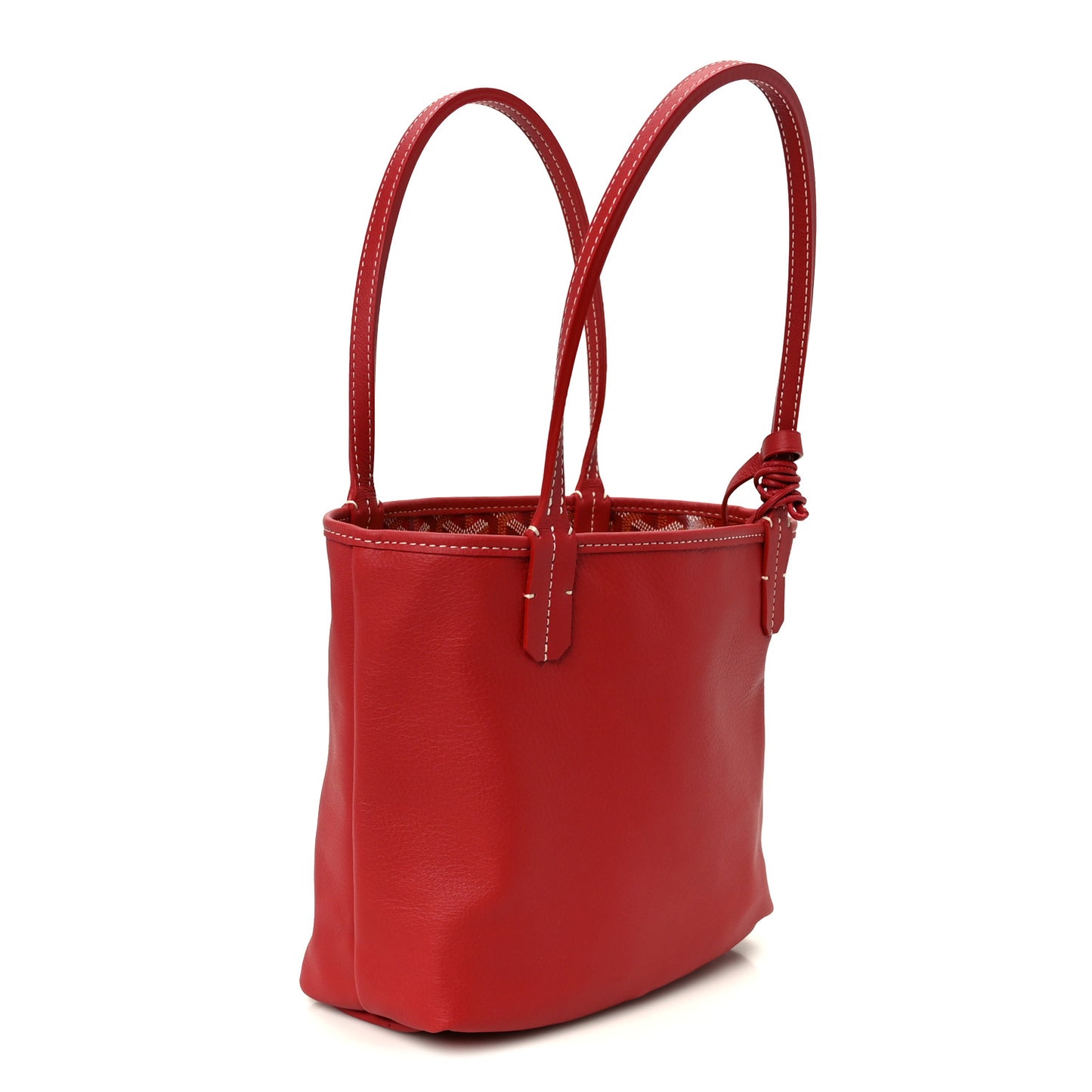 Goyardine Reversible Mini Anjou Red