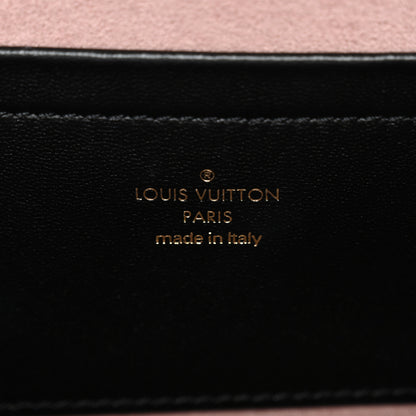 Louis Vuitton Lambskin Embossed Monogram Pochette Coussin Black 6 of 9