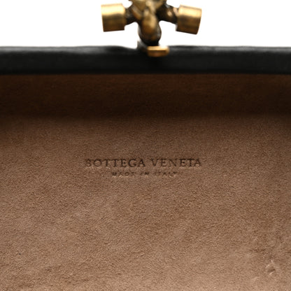 Bottega Veneta Nappa Intrecciato Chain Knot Clutch Black 6 of 9