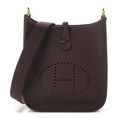 Hermes Taurillon Clemence Amazone Evelyne TPM Rouge Sellier 2 of 9