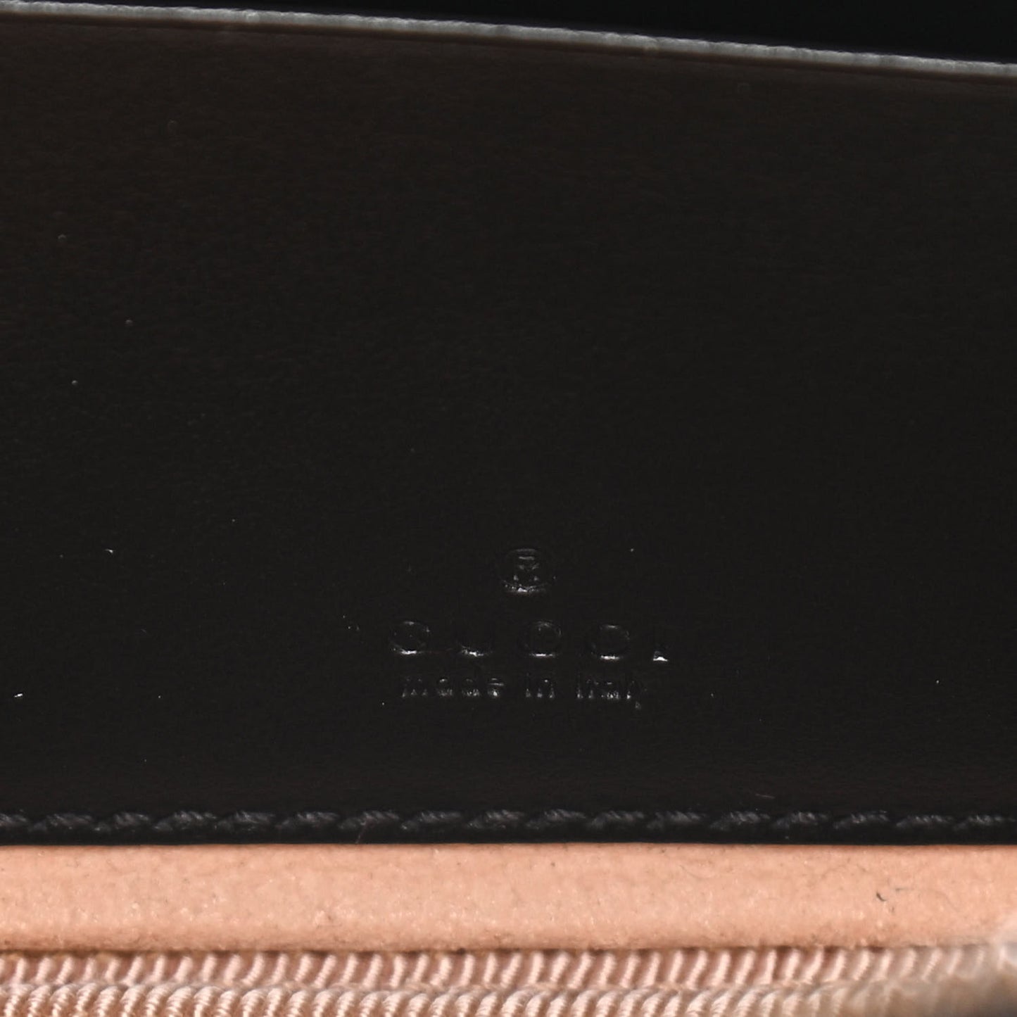 Calfskin Matelasse Mini GG Marmont Chain Crossbody Bag Black