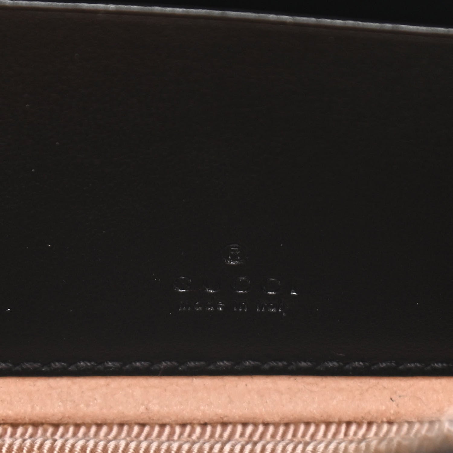 Gucci Calfskin Matelasse Mini GG Marmont Chain Crossbody Bag Black 6 of 10