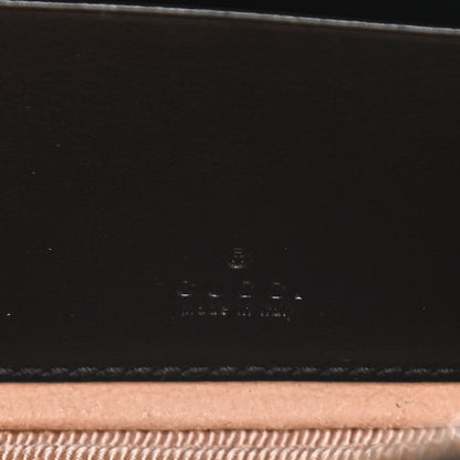 Gucci Calfskin Matelasse Mini GG Marmont Chain Crossbody Bag Black 6 of 10
