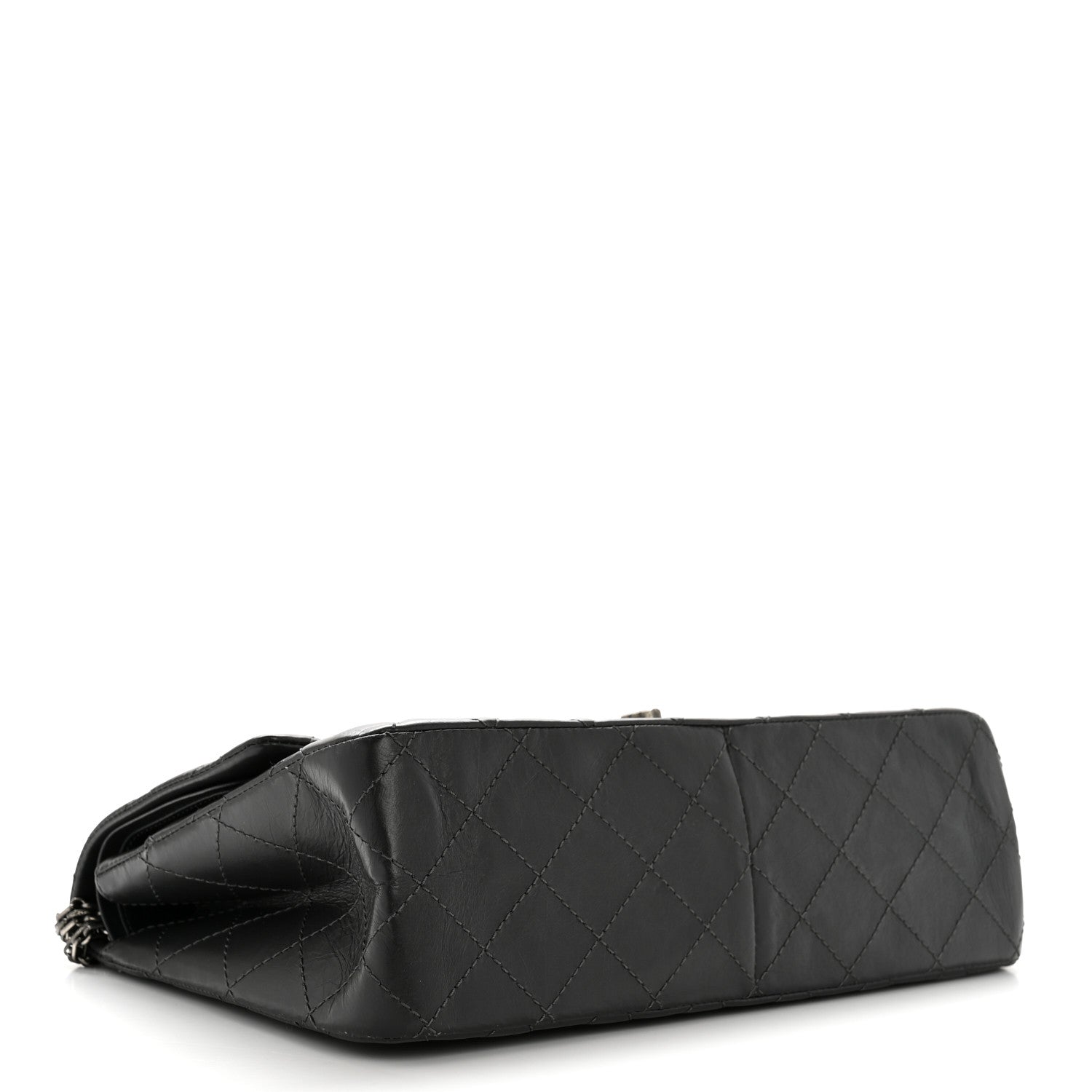 Chanel Aged Calfskin Quilted 2.55 Reissue 227 Flap Dark Grey 4 of 13