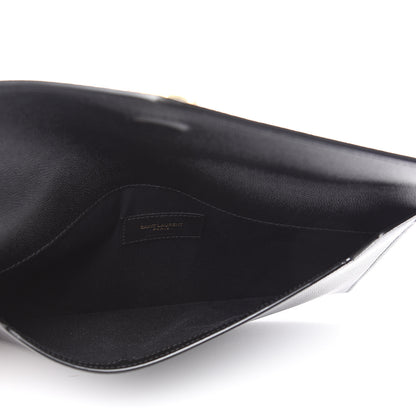 Saint Laurent Grain De Poudre Uptown Pouch Black 4 of 6