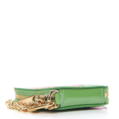Louis Vuitton Vernis Roses Chapeau Coin Purse Vert Tonic 6 of 8