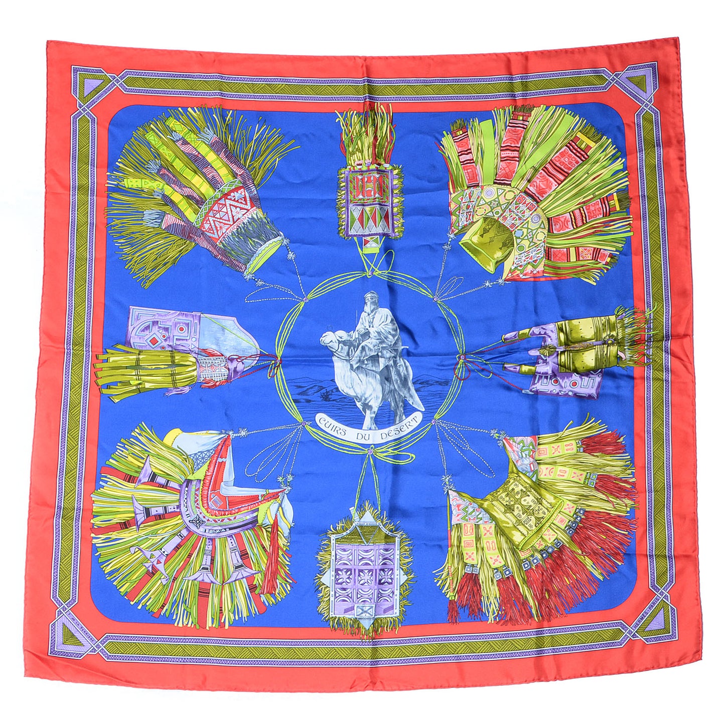 Silk Cuirs Du Desert Scarf 90