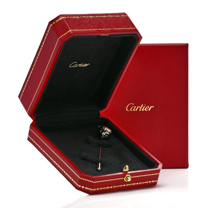Cartier Sterling Silver Lacquer Panthere de Cartier Tie Pin 5 of 5