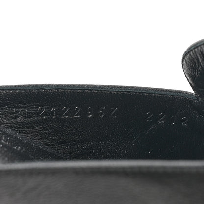 Hermes Goatskin Oz Mules 38 Black 8 of 9