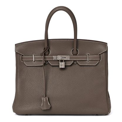 Hermes Togo Birkin 35 Etoupe 1 of 39