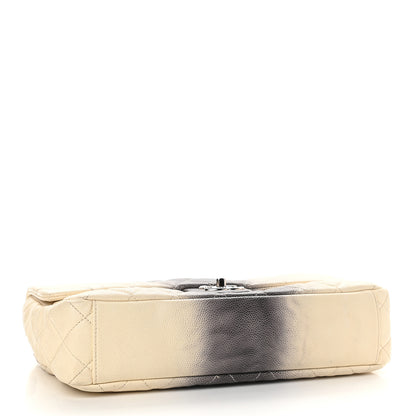 Chanel Caviar Quilted Large Ombre Single Flap Grey 3 of 8