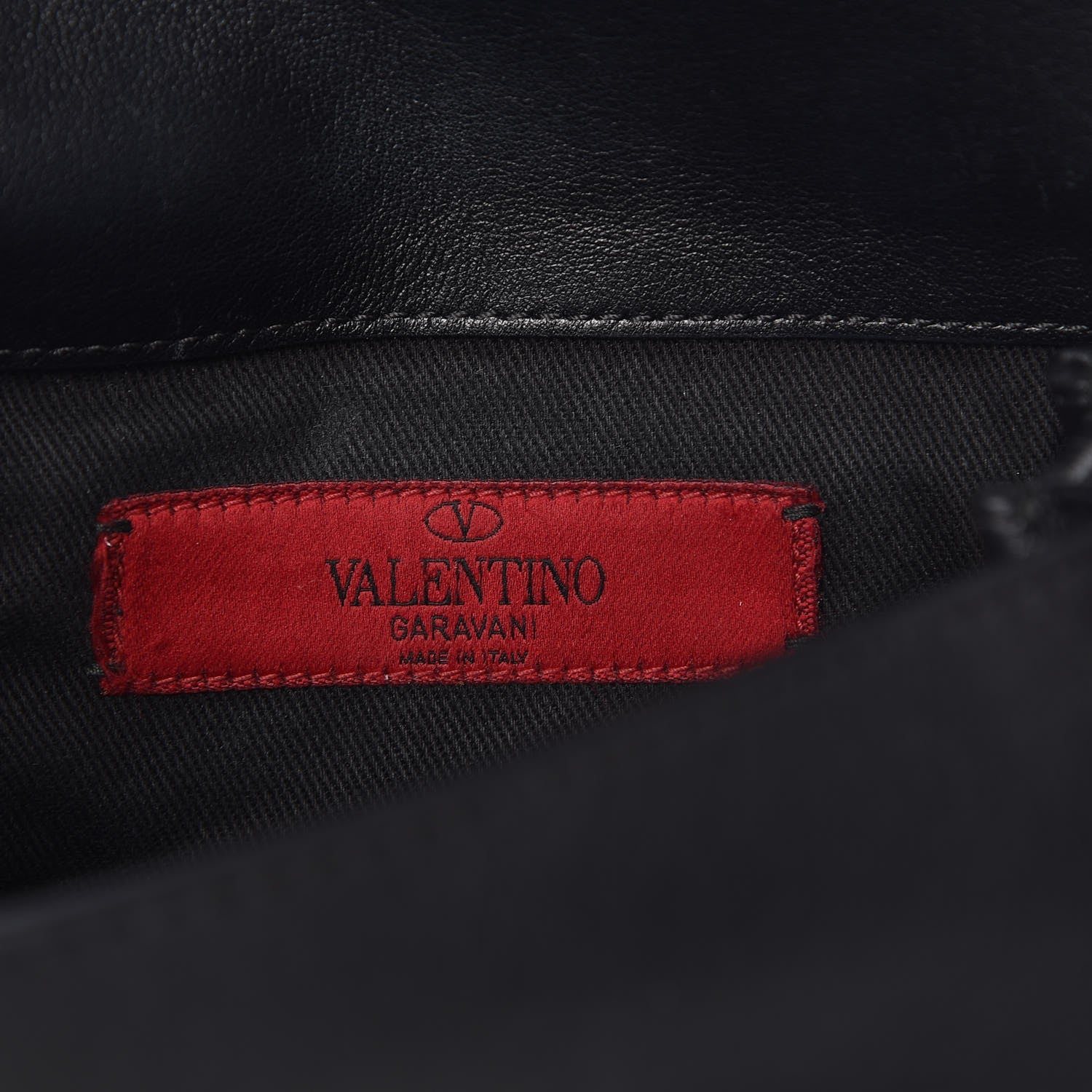 Valentino Garavani Calfskin Rockstud Belt Bag Black 6 of 11