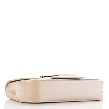 Louis Vuitton Patent Sobe Clutch Blanc Corail 4 of 8