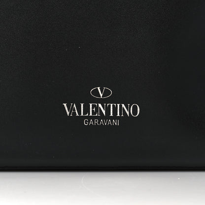 Valentino Garavani Calfskin VLTN Zip Pouch Black 7 of 11