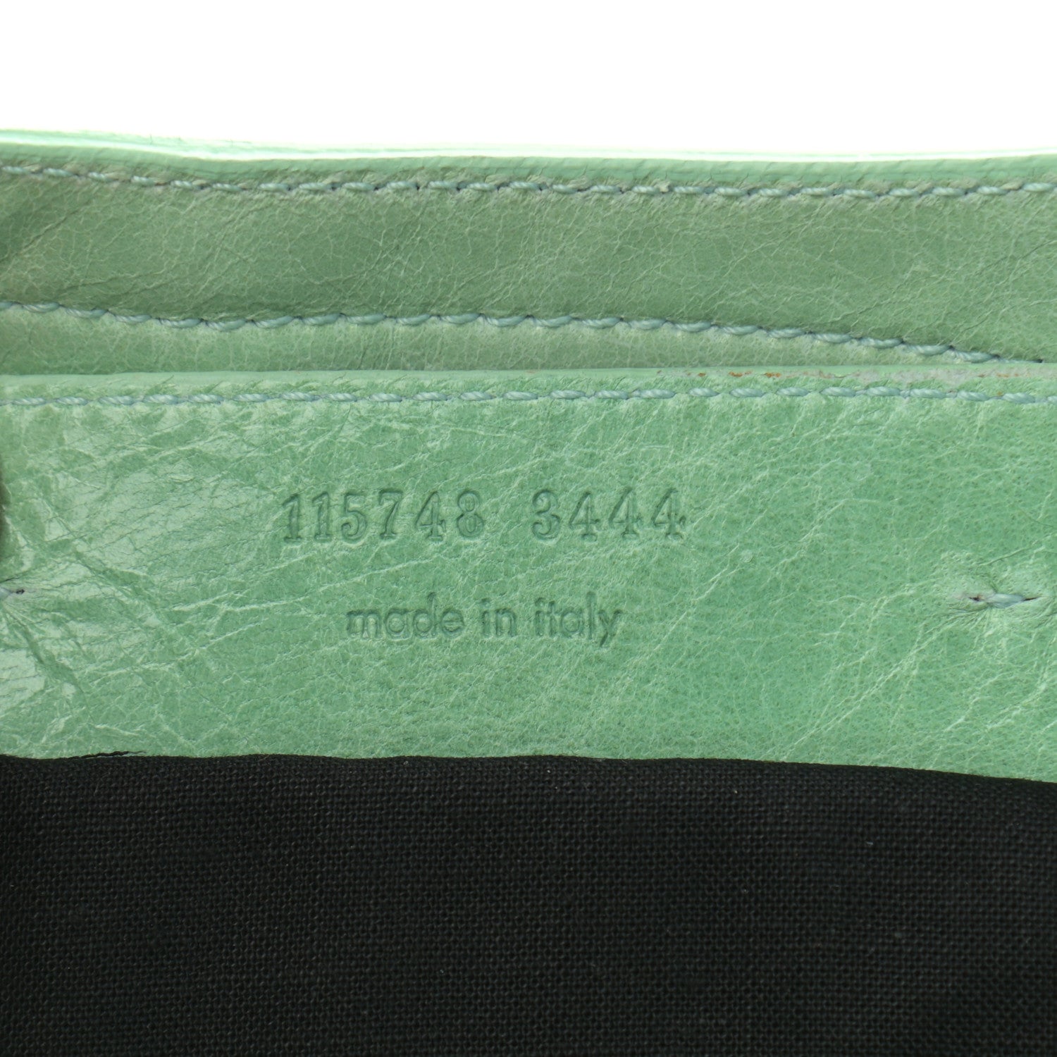 Balenciaga Chevre Classic Hardware City Vert D'eau 6 of 12