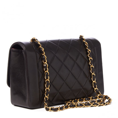 Chanel Lambskin Quilted Medium Single Flap Black 2 of 10