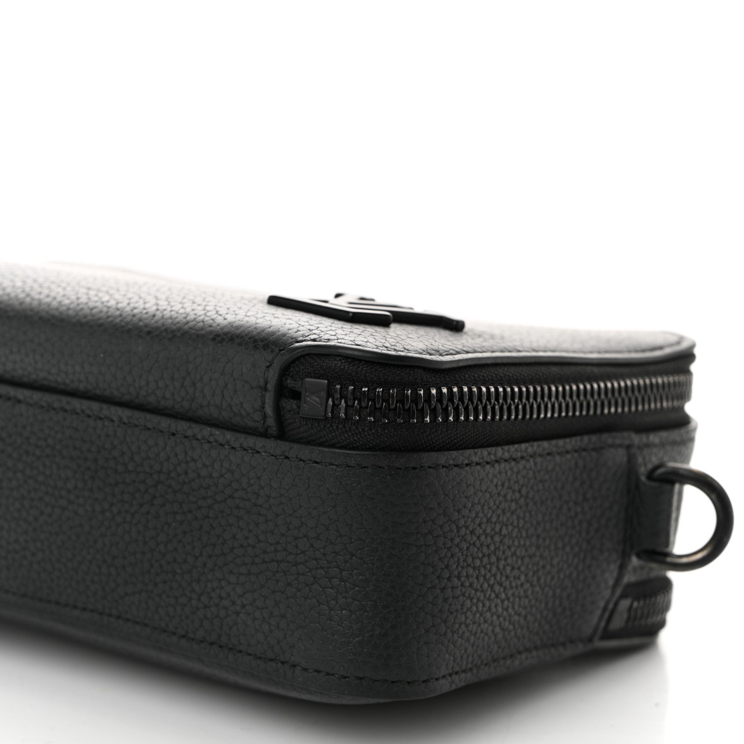 Louis Vuitton Calfskin Aerogram Alpha Wearable Wallet Black 9 of 10