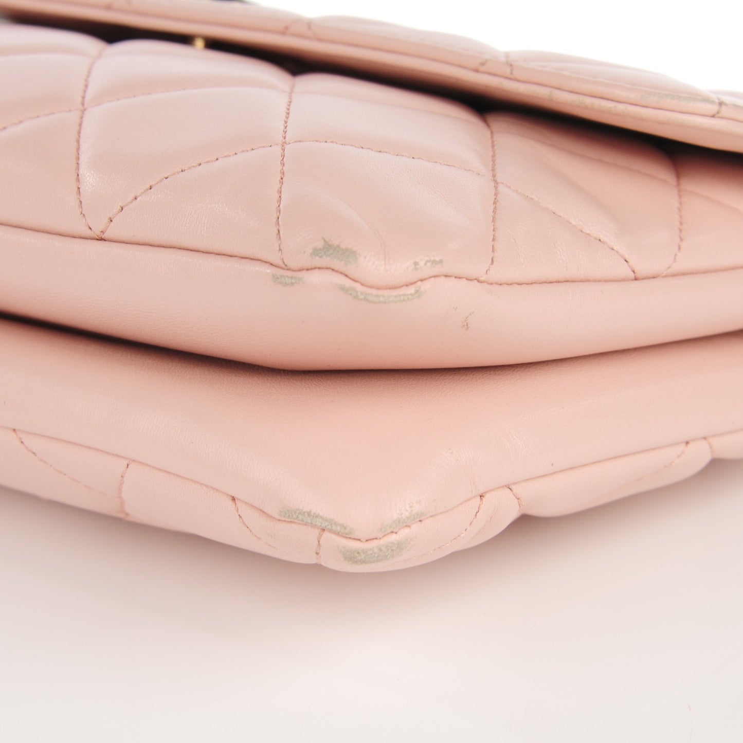 Lambskin Quilted Trendy CC Flap Pink