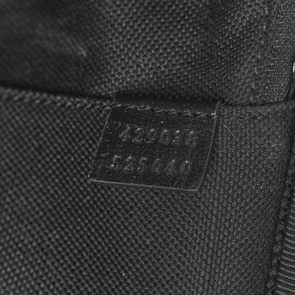 Gucci GG Supreme Monogram Four Wheel Suitcase Black Grey 6 of 11