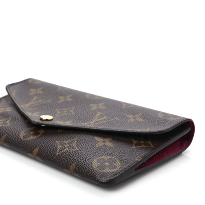 Louis Vuitton Monogram Jeanne Wallet Fuchsia 6 of 9