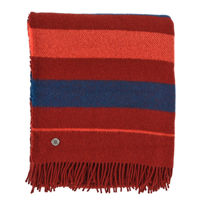 Hermes Wool Rocabar Blanket Rouge H 1 of 3