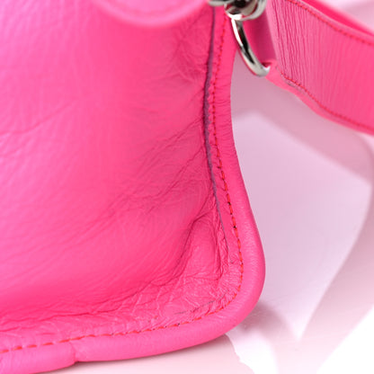 Balenciaga Agneau Classic Silver Hardware S City Rose Fluo 6 of 11