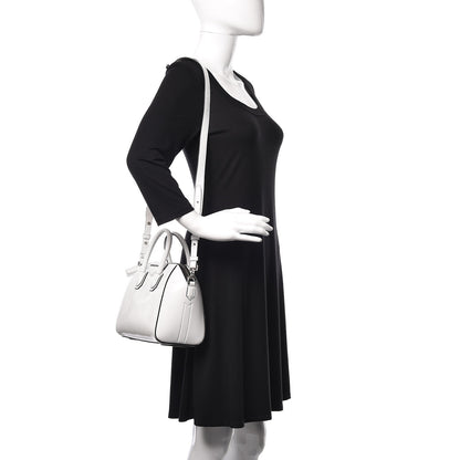 Givenchy Crinkled Patent Calfskin Mini Antigona White 2 of 15