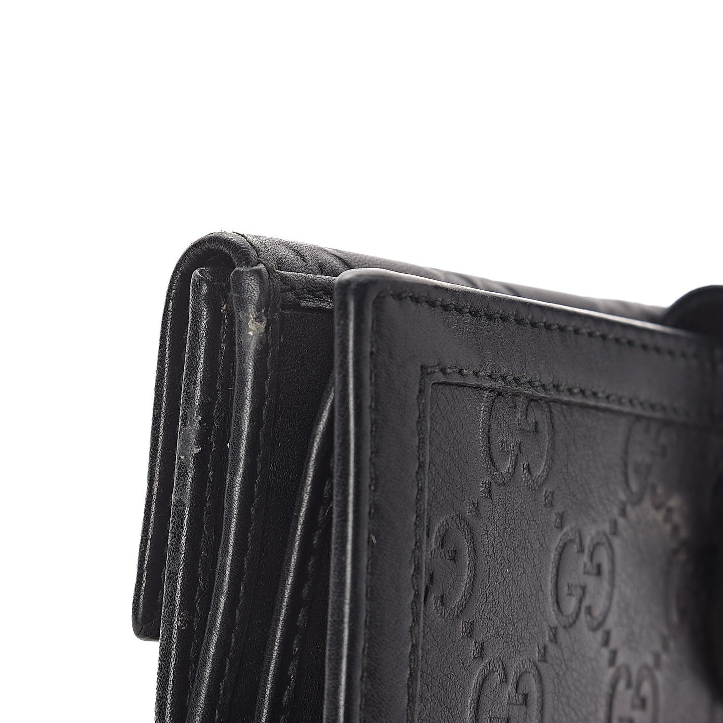 Guccissima Continental Wallet Black