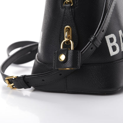 Balenciaga Signature Grained Calfskin Logo S Ville Top Handle Bag Black 4 of 13