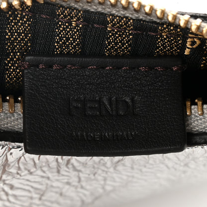 Fendi Rock Millenium Nano Fendigraphy Hobo Charm Argento 6 of 10