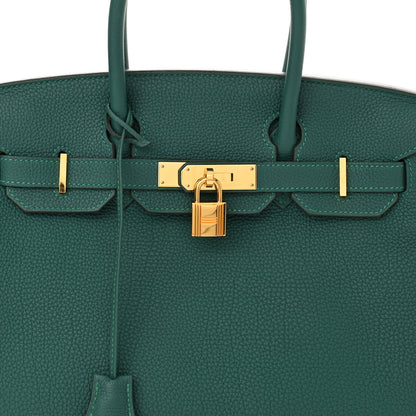 Hermes Togo Birkin 30 Malachite 8 of 11
