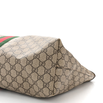 Gucci GG Supreme Monogram Medium Ophidia Shopping Tote Brown 10 of 11