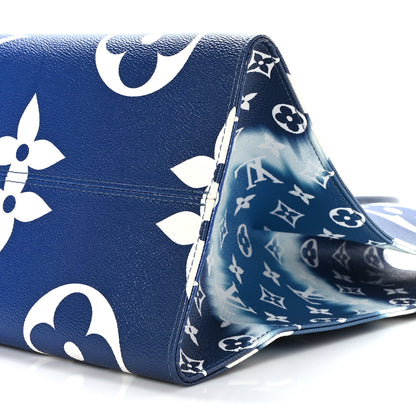 Louis Vuitton Monogram Escale Onthego GM Blue 8 of 8