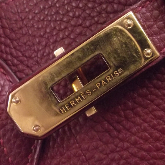 Hermes Taurillon Clemence Birkin 30 Tote 13 of 15