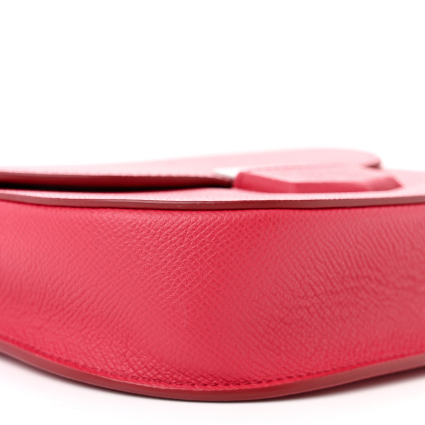 Grained Calfskin Small Trotteur Bubble Pink