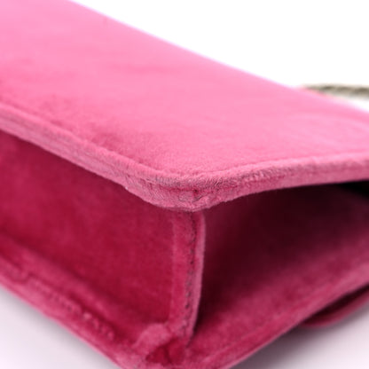 Gucci Velvet Crystal Square G Shoulder Bag Light Raspberry Rose 12 of 16