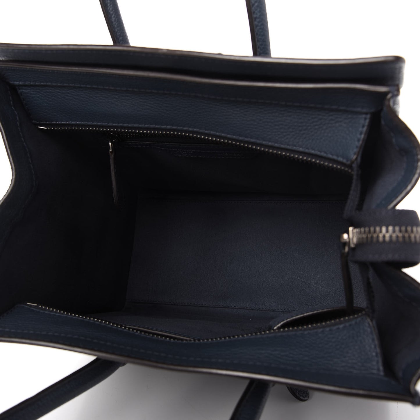 Drummed Calfskin Micro Luggage Orage