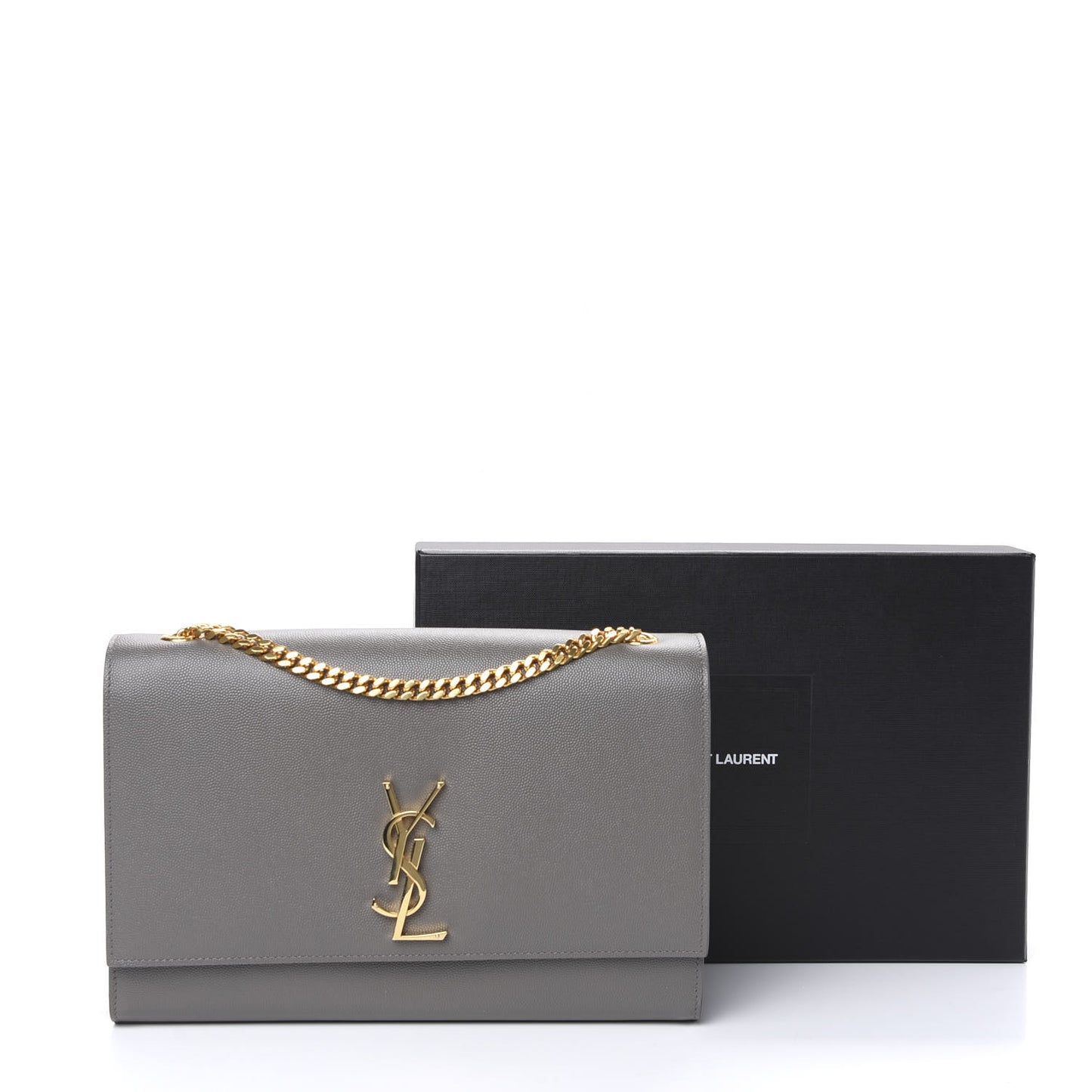 Grain De Poudre Large Classic Monogram Kate Satchel Earth