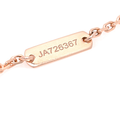 Van Cleef & Arpels 18K Rose Gold Gray Mother of Pearl Vintage Alhambra Pendant Necklace 5 of 7