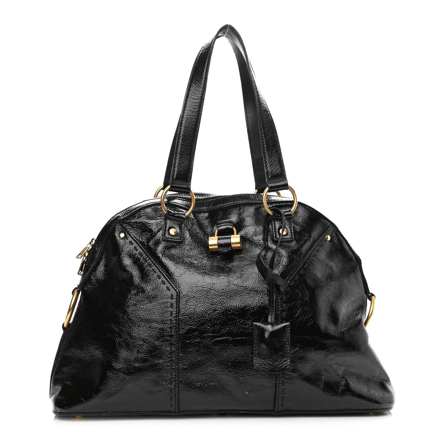 Saint Laurent Patent Large Muse Black 1 of 12